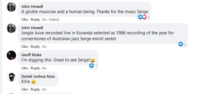 serge ermoll comments